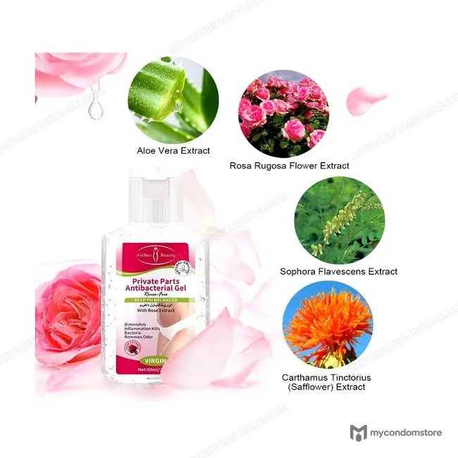 Aichun Beauty Private Parts Anti Bacterial Rose Gel 60ml - photo 2