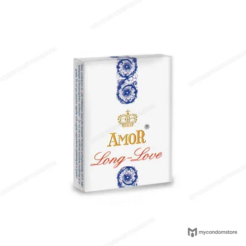 Amor Long Love Delay Condoms — Pack of 3