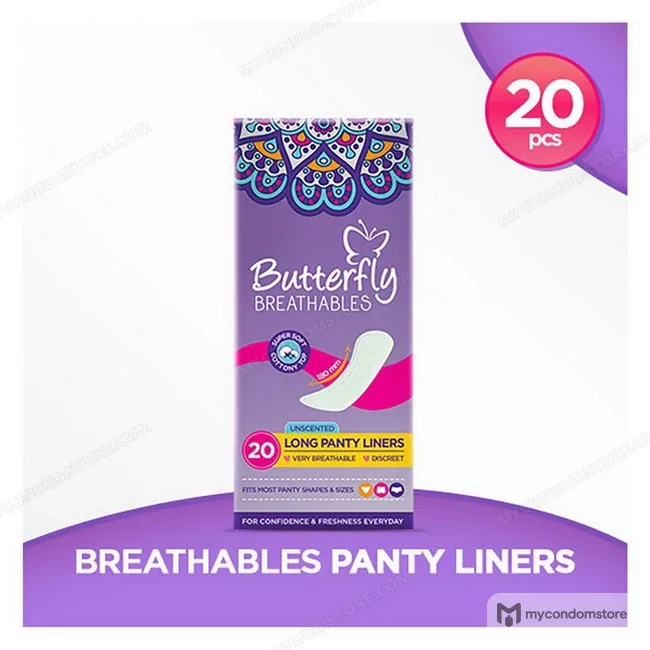 Butterfly Daily Care Panty Liners – 20 Long Liners