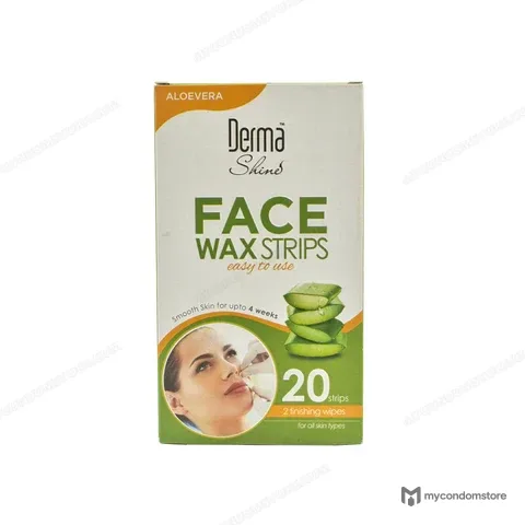 Derma Shine Aloe Vera Face Wax Strips