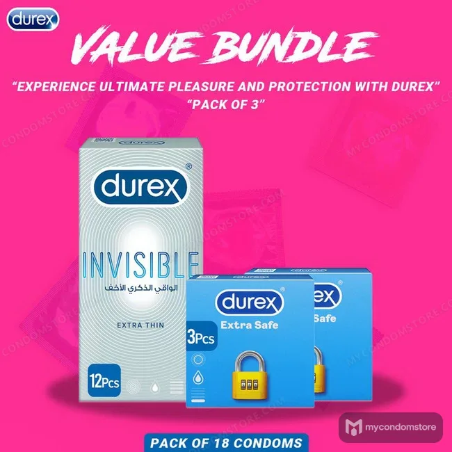 Durex Condoms Pack in Pakistan- Pack of 3