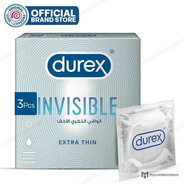 Durex Invisible Extra Thin & Sensitive Condoms (3-Pack) - Durex ultra thin condoms - photo 2