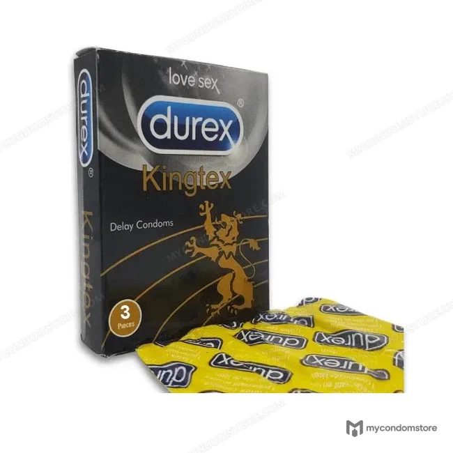 Durex Kingtex Dotted Condoms – Pack Of 3 - Durex dotted & studded condoms - photo 2