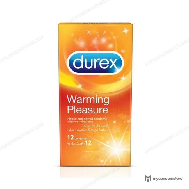 Durex Warming Pleasure Condoms – 12 Pieces Box