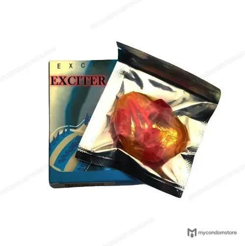 EXCITER Spike Condom — Crystal Beads & Spikes - EXCITER spike condoms