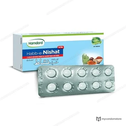 Hamdard Habb-e-Nishat Tablets 20s | Timing & Stamina Price