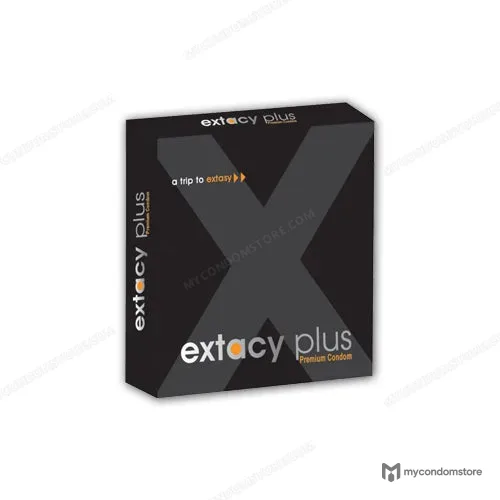 Klimax Extacy Plus Double-Contoured Ribbed Condoms — Pack of 2