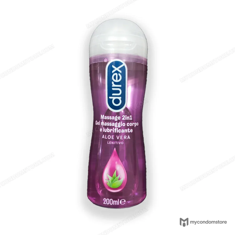 Lubricant Durex | Massage Gel 2-in-1 Aloe Vera - Durex massage gels & oils - photo 2