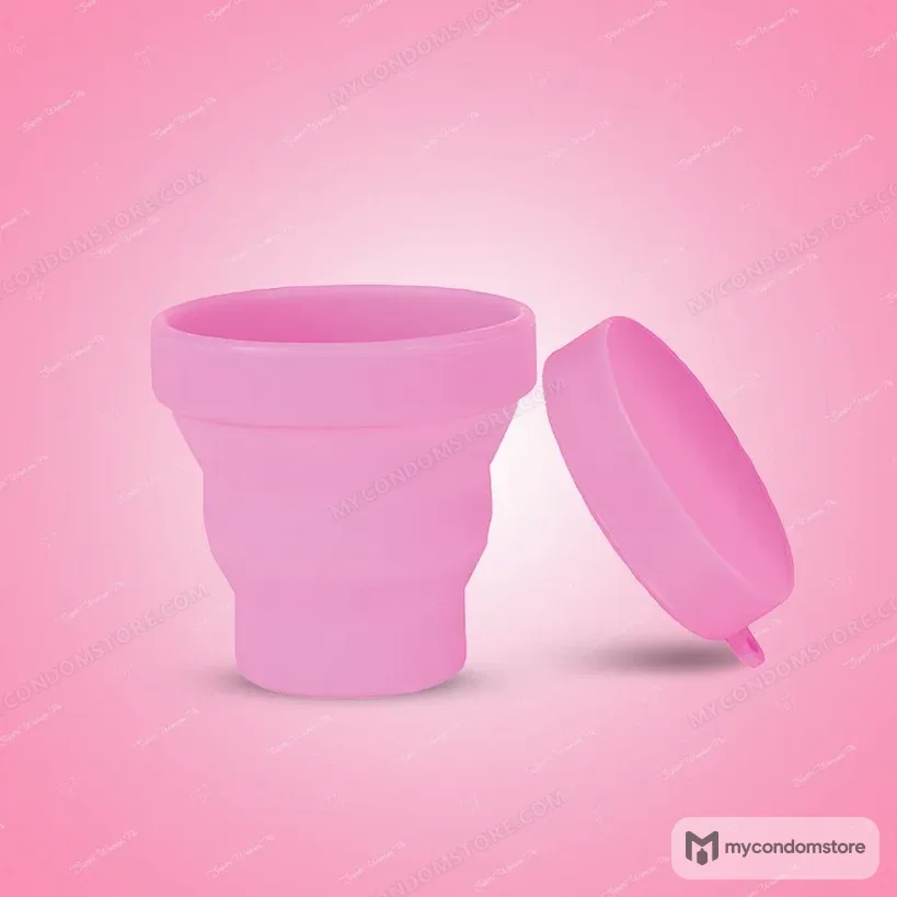 Menstrual Cup with Foldable Steriliser — Medium - photo 6