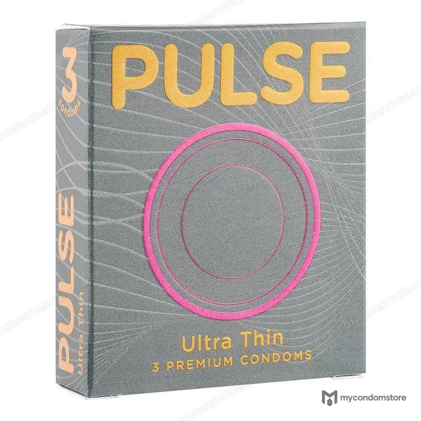 Pulse Ultra Thin Premium Condoms – 3’s Pack