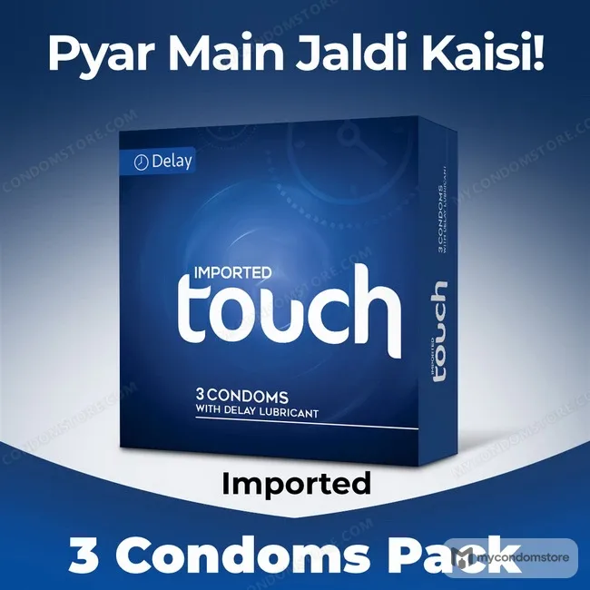 Touch Condom | Timing Wala Condom Pack of 3 - Touch delay & timing condoms - photo 2
