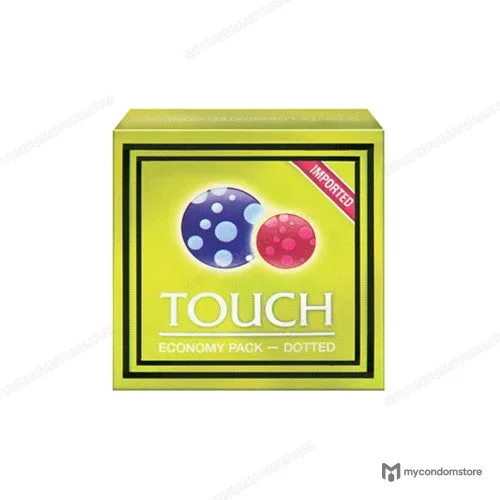Touch Dotted Condoms — Pack of 5 - Touch dotted & studded condoms