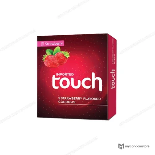 Touch Strawberry Flavoured Condoms - Touch flavoured condoms