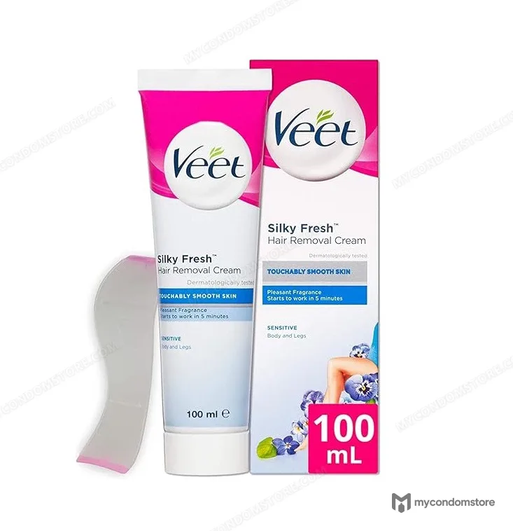Veet Hair Remover Cream for Sensitive Skin – 100ml - Veet hair removal - photo 2