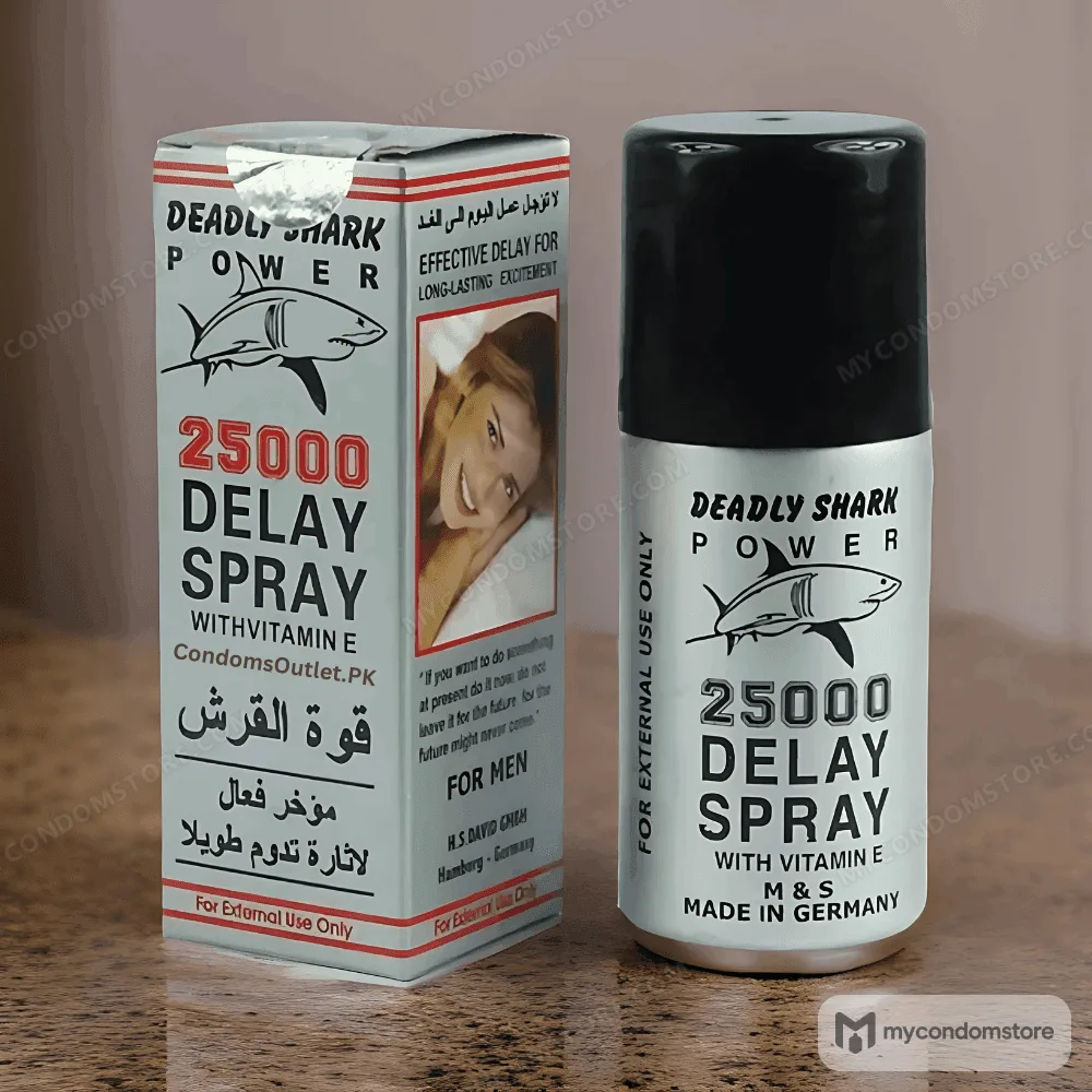 Deadly Shark 25000 Delay Spray (45ml) – Long Lasting Timing