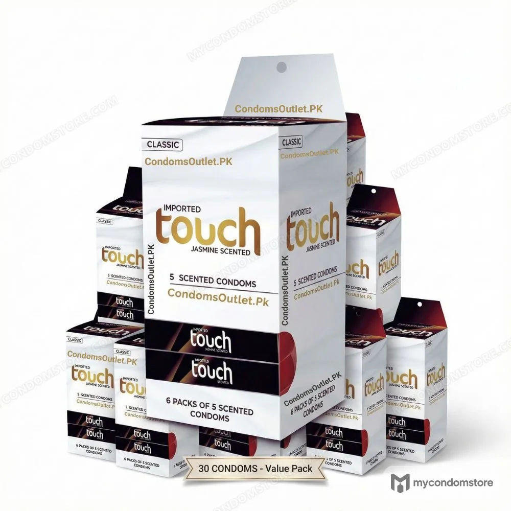 Touch Classic Condoms (30 Pack) – Jasmine Scented Mega Saver