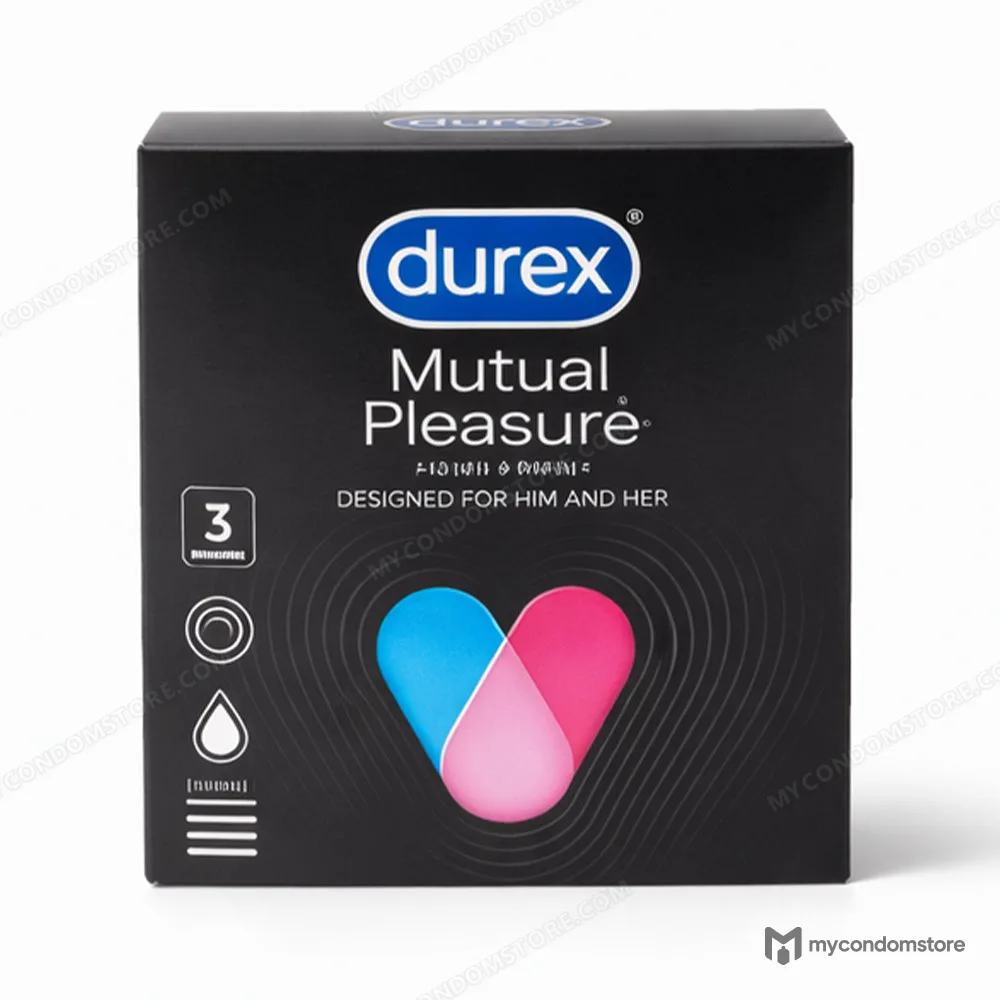 DUREX CONDOM MUTUAL PLEASURE 3PK - Durex condoms