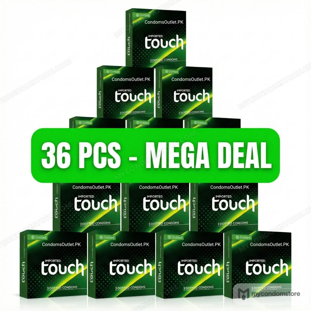 Touch Dotted Condoms (36 Pack) – Super Bachat Bundle – Intense Pleasure