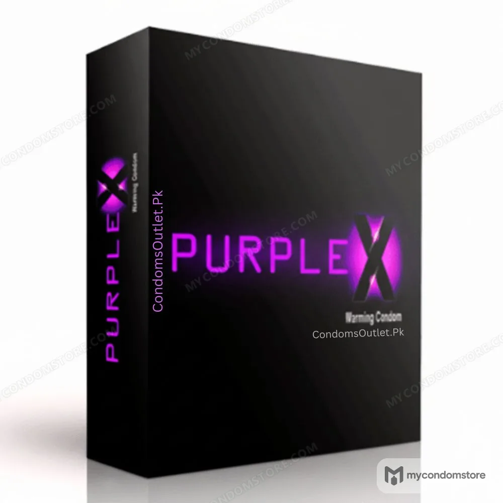 Klimax Purple X Condoms (3 Pack) – Warming Gel & Studded