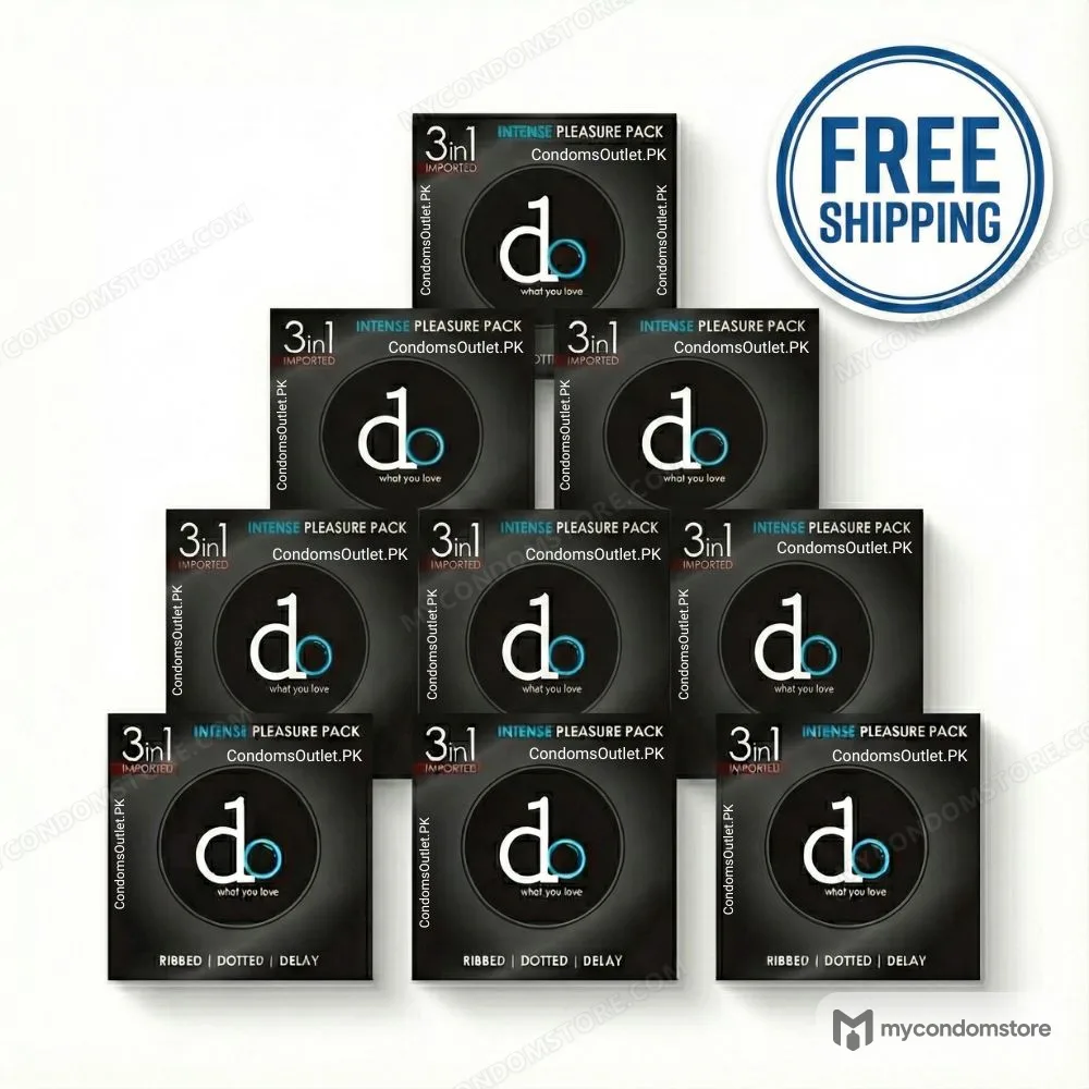 Do 3-in-1 Condoms (36 Pack) – Super Saver Bundle – Triple Action Pleasure