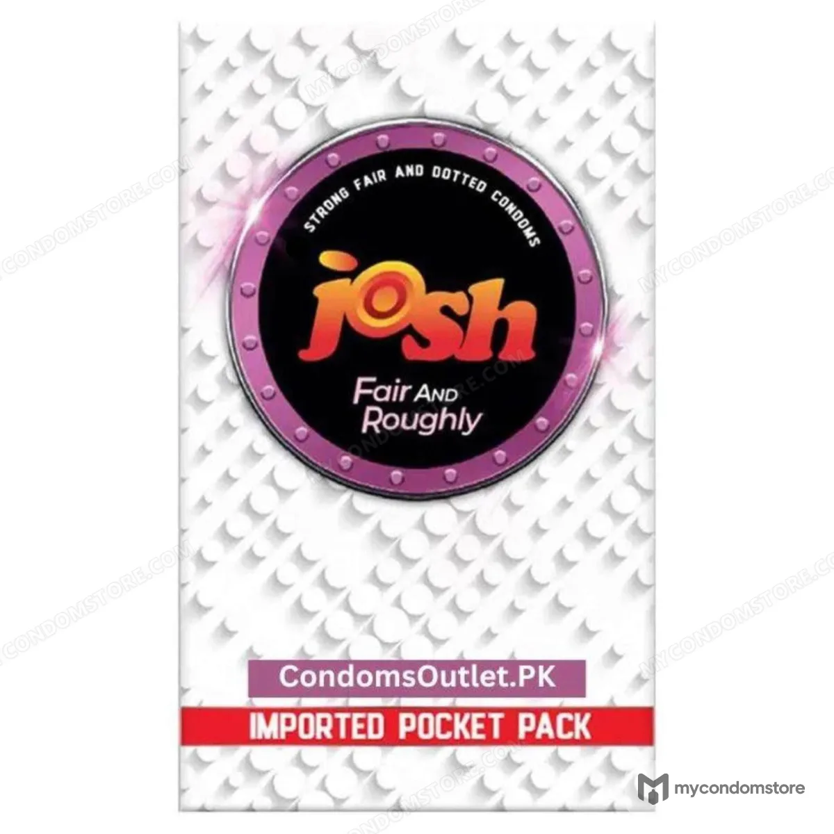 Josh Fair & Roughly Dotted Condoms (3 Pack) – Intense Texture