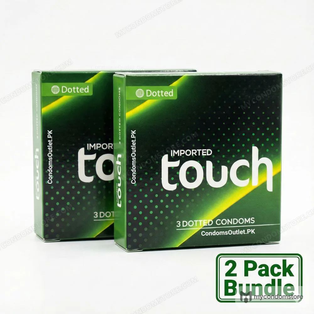 Touch Dotted Condoms 6 Pack – Intense Stimulation & Dotted Texture - Touch dotted & studded condoms