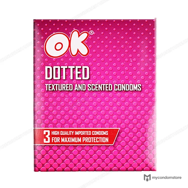 Ok Dotted Condoms (1 Box = 3Pcs)