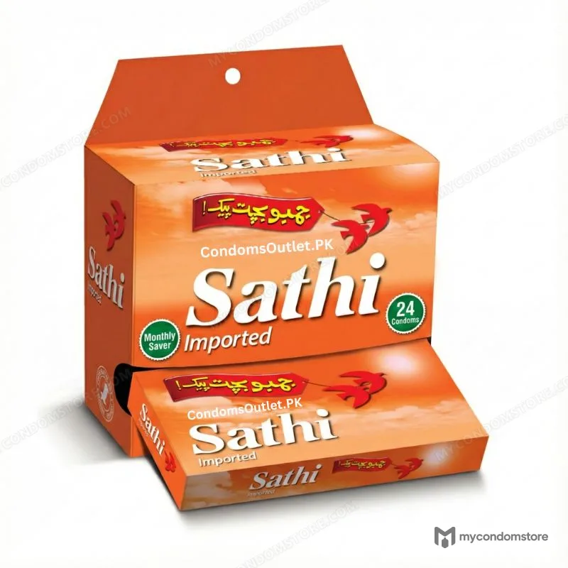 Sathi Condoms (24 Pack) – Classic Lubricated – Reliable Protection