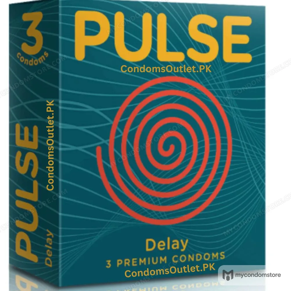 Pulse Delay Premium Condoms (3 Pack) – Long Lasting Timing