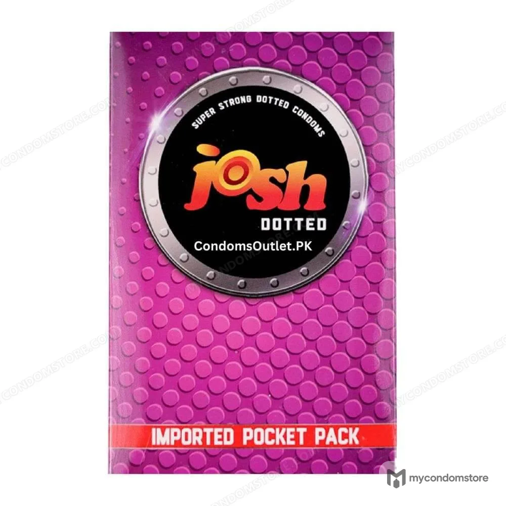 Josh Dotted Condoms (3 Pack) – Intense Stimulation & Pleasure