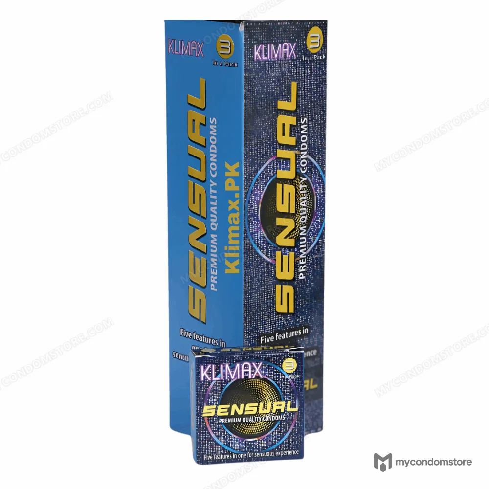 Klimax Sensual Condoms (36 Pack) – 5-in-1 Multi-Sensory Bulk