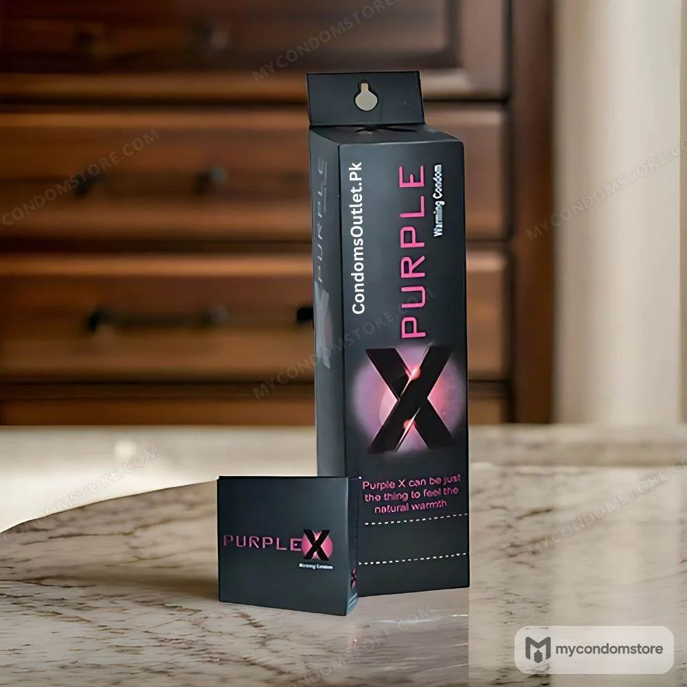 Klimax Purple X Condoms (36 Pack) – Warming Gel & Soft Studs