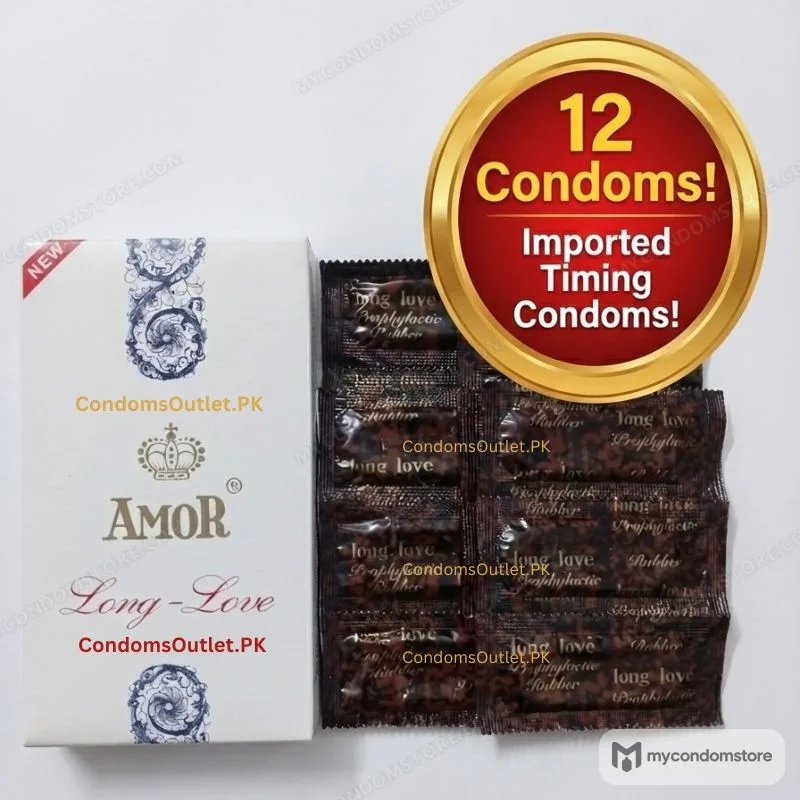 Amor Long Love Condoms - Pack of 12 - Extra Timing
