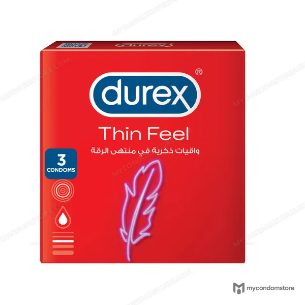 Durex Thin Feel Condoms (1 Pack = 3Pcs)