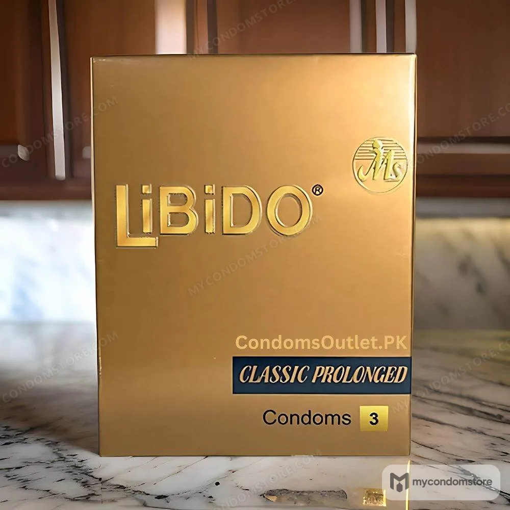Libido Classic Prolonged Delay Condoms (3 Pack) – Maximum Timing
