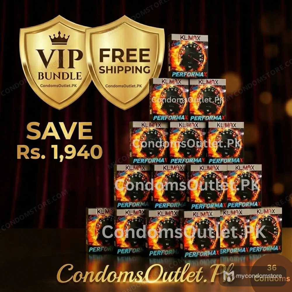 Klimax Performax Condoms 36 Pack – Super Bachat Bundle – Extra Delay & Fit