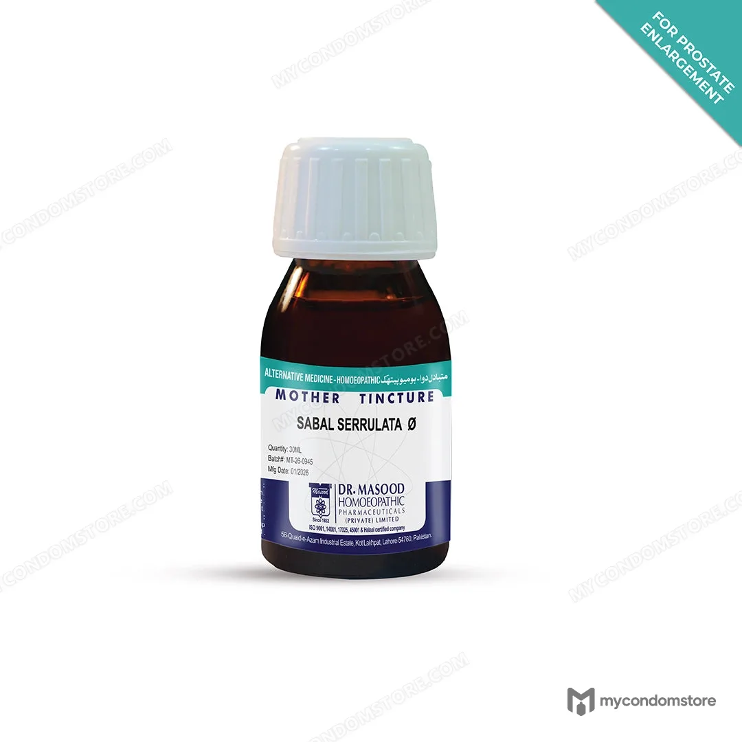 Sabal serrulata Q - Dr. Masood Homoeopathic herbal tonics & liquids