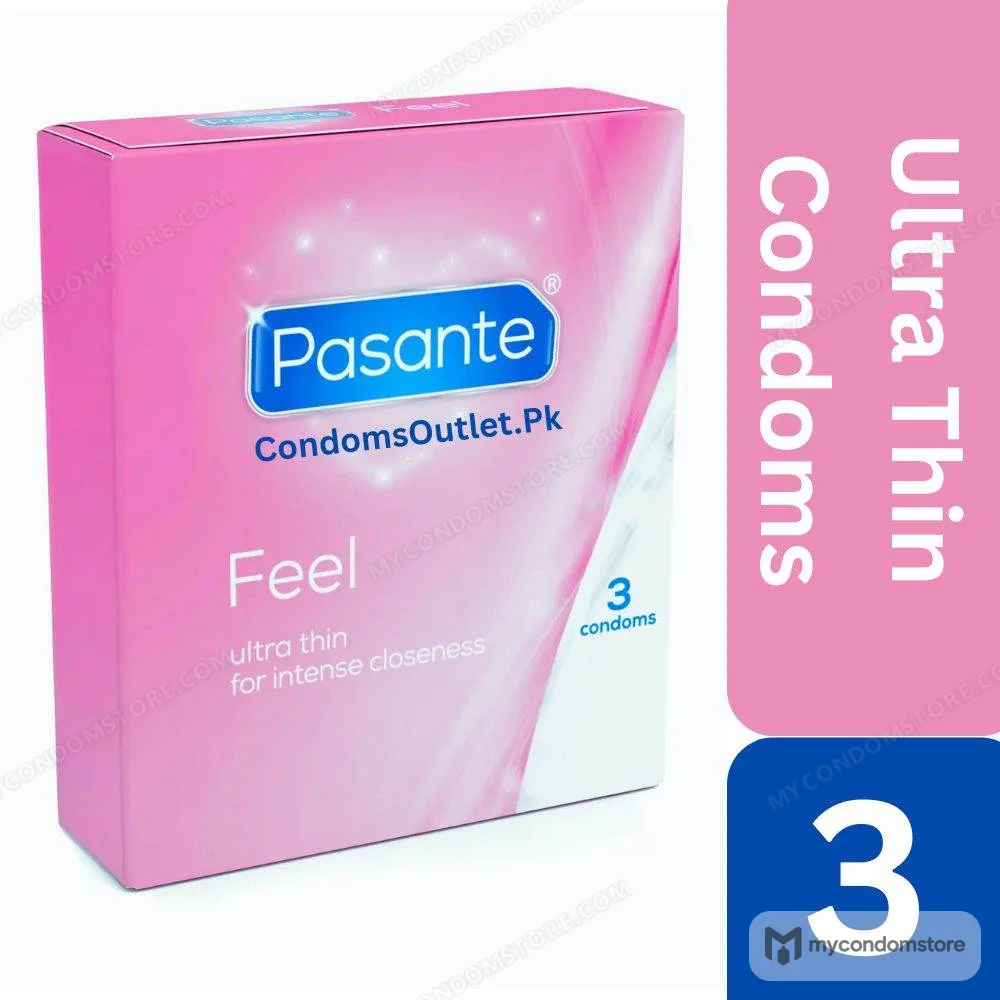Pasante Feel Condoms (3 Pack) – Ultra Thin – UK Imported