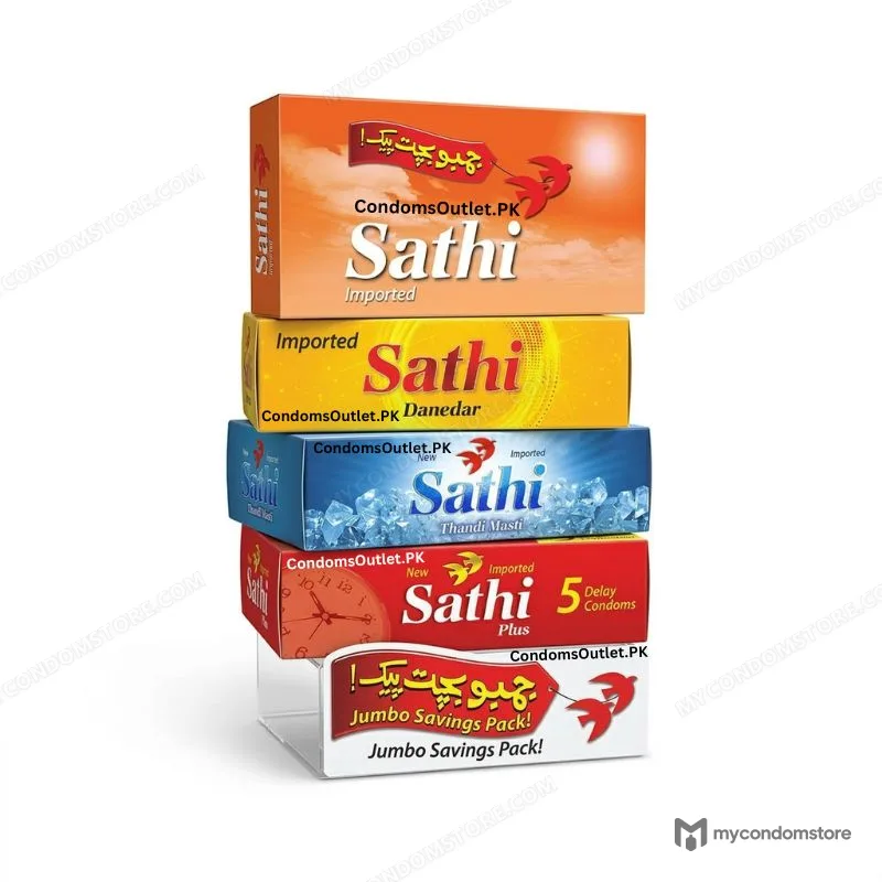 Sathi Condoms Bundle 18 Pack – All Variants Ultimate Pack