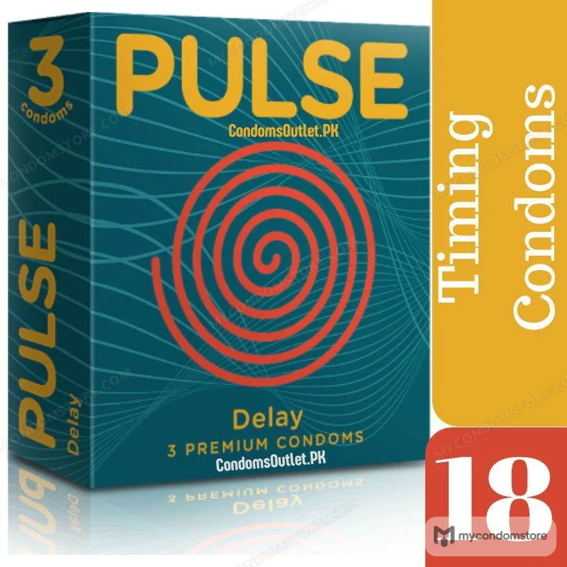 Pulse Delay Condoms (18 Pack) – Extended Timing & Performance
