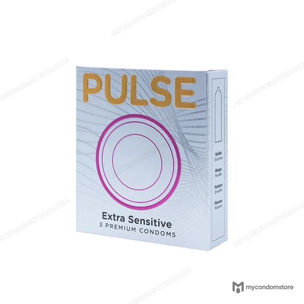 Pulse Extra Sensitive Condoms (1 Pack = 3 Pcs)