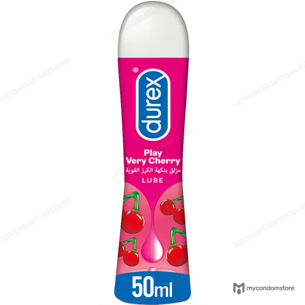 DUREX PLAY GEL VERY CHERRY 50 ML - Durex condoms