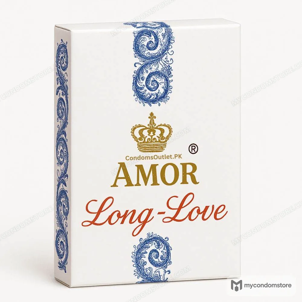 Amor Long Love Delay Condoms (3 Pack) – Extended Timing