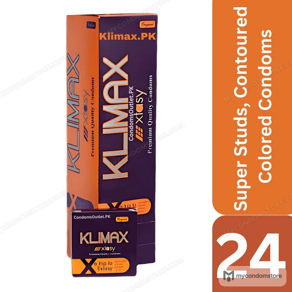 Klimax Extasy Condoms (24 Pack) – Super Studs & Anatomical Fit